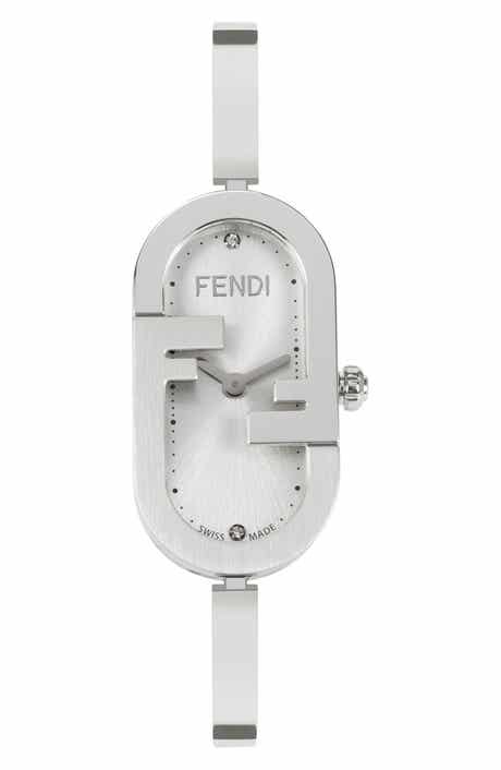Fendi O'Lock Oval Bracelet Strap Watch, 14.8mm x 28.3mm