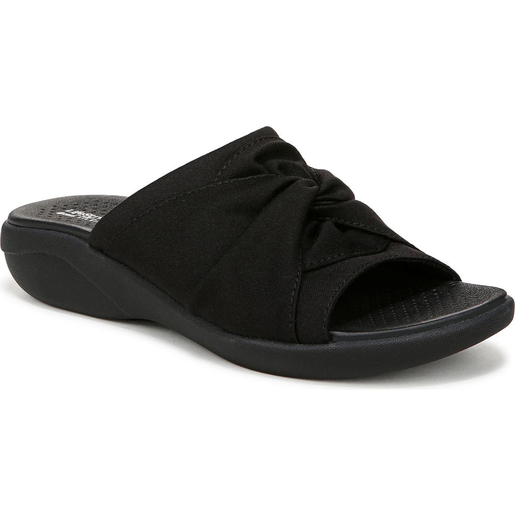 Bzees Cherish Slide Sandal In Black