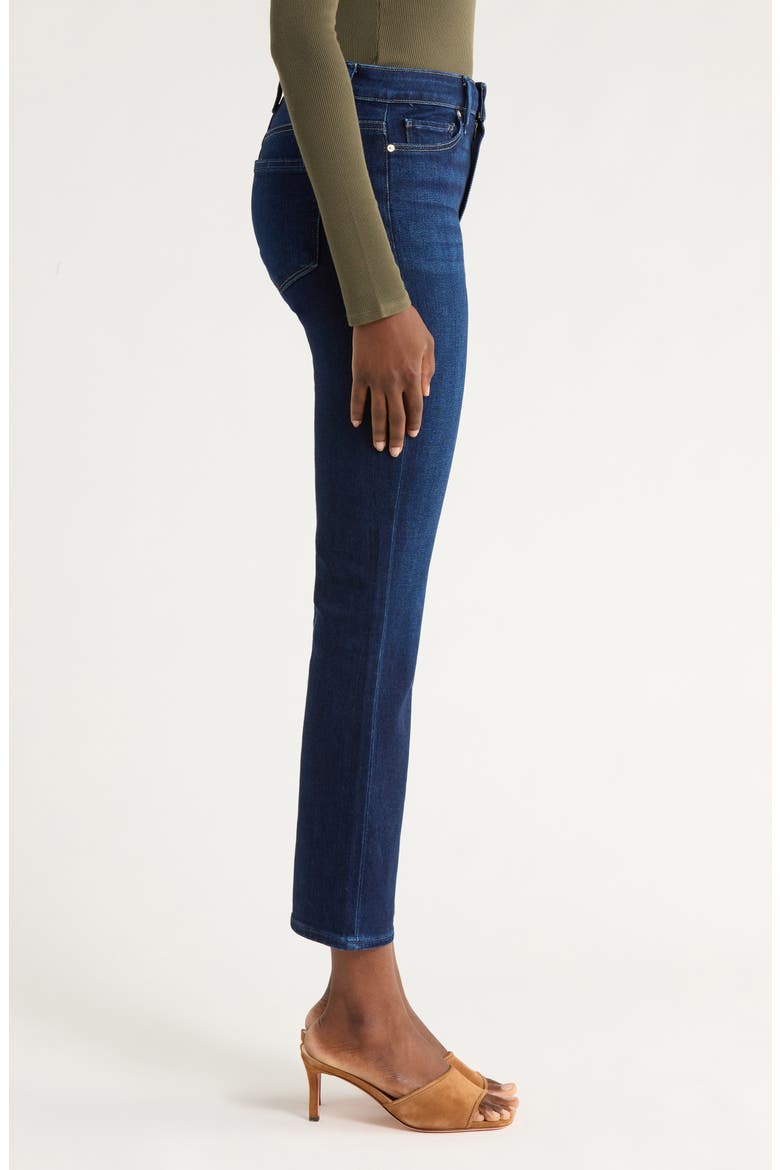 Cindy High Waist Ankle Straight Leg Jeans, Alternate, color, WATERLOO