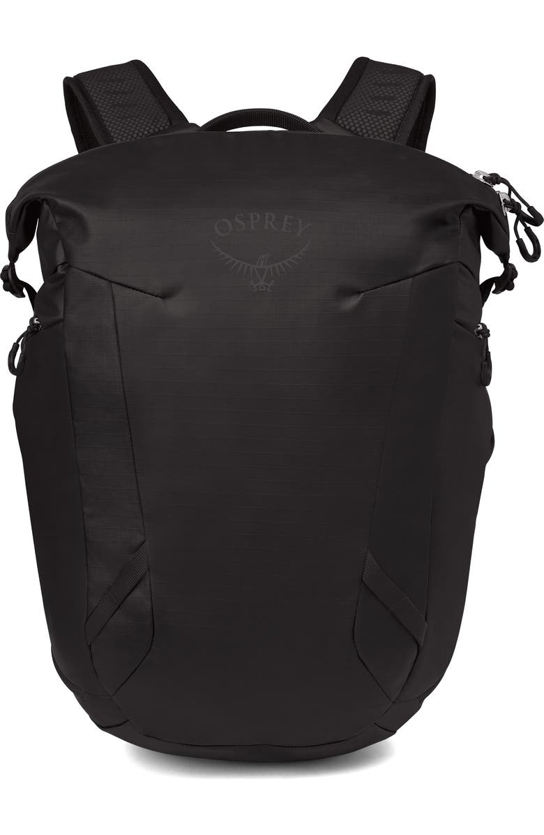Osprey Transporter 22-Liter Zinch Backpack, Main, color, Raven Black/Black