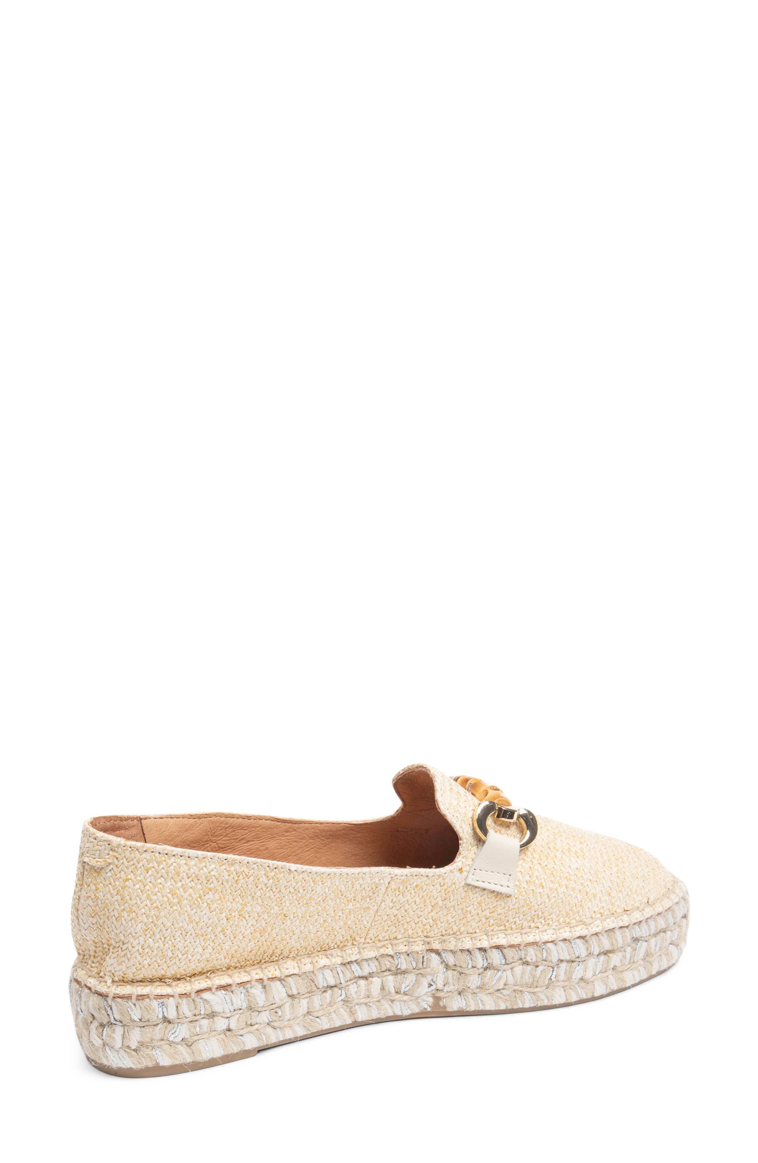 patricia green Avery Platform Loafer, Alternate, color, Beige Raffia