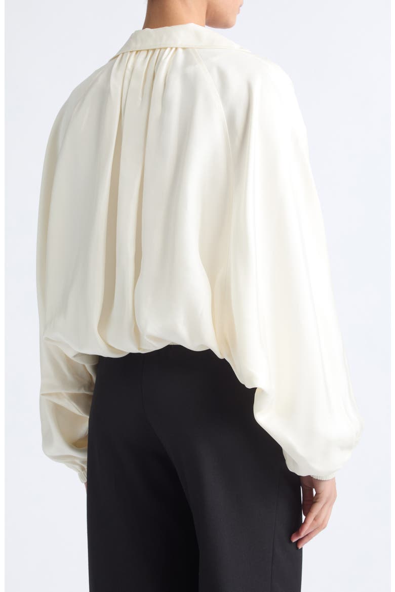 Silk Anorak, Alternate, color, CREAM