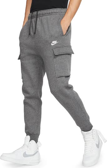 Nike men's cargo pocket fleece pants deals