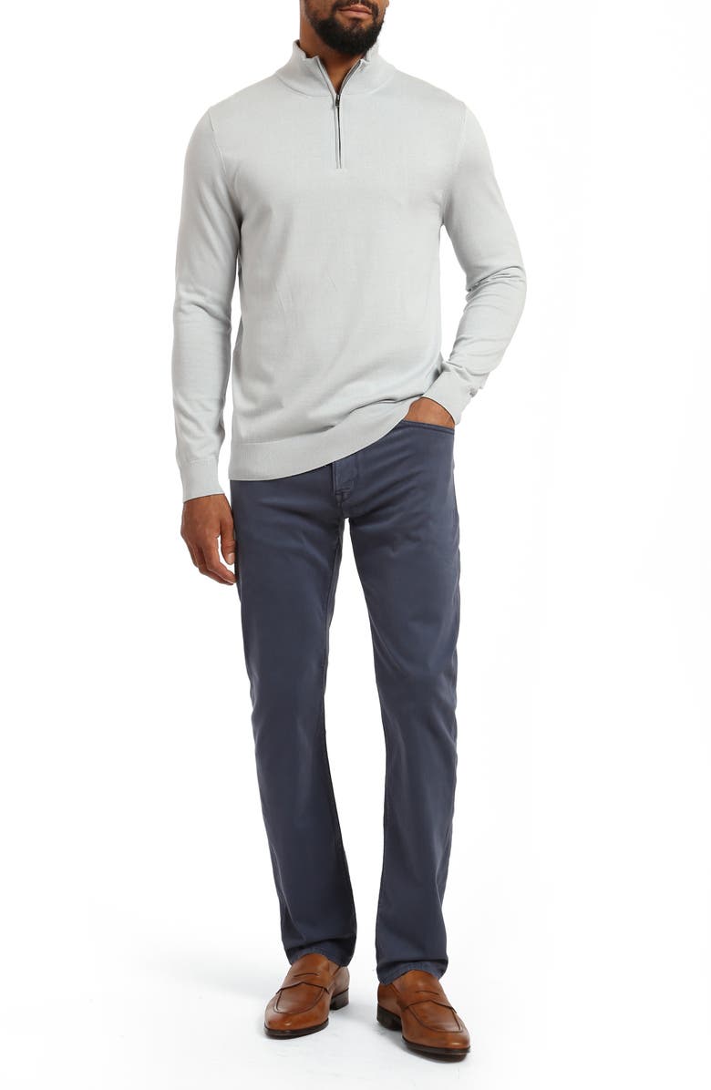 34 Heritage Courage Straight Leg Twill Pants, Alternate, color, Dark Denim Twill