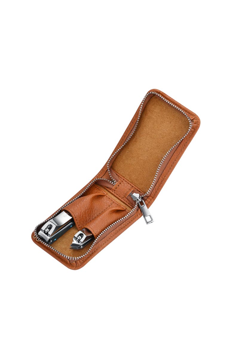 BREED Dagger 2 Piece Surgical Steel Groom Kit, Main, color, Camel