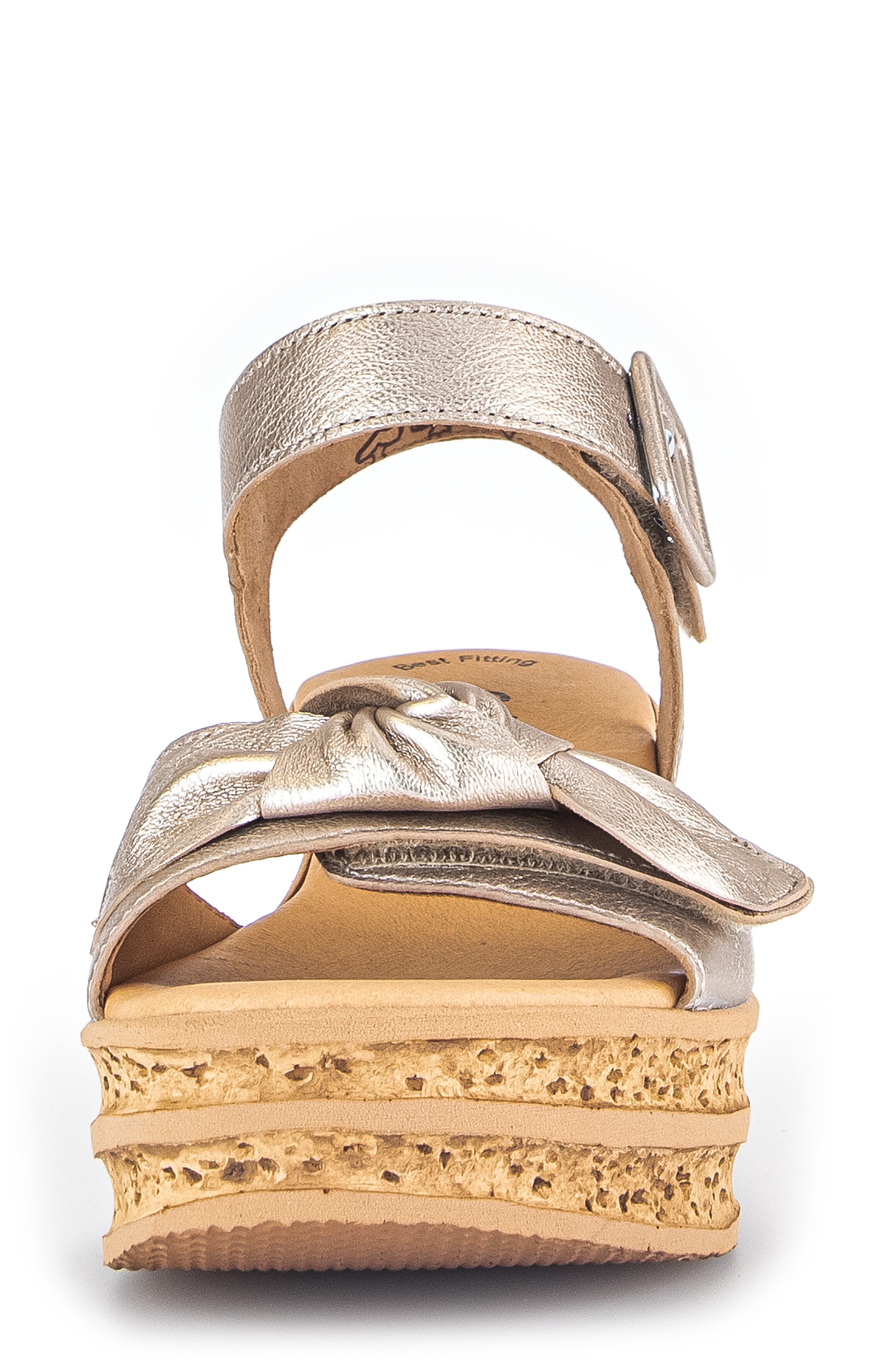 Gabor 44.653 Platform Wedge Sandal, Alternate, color, Puder