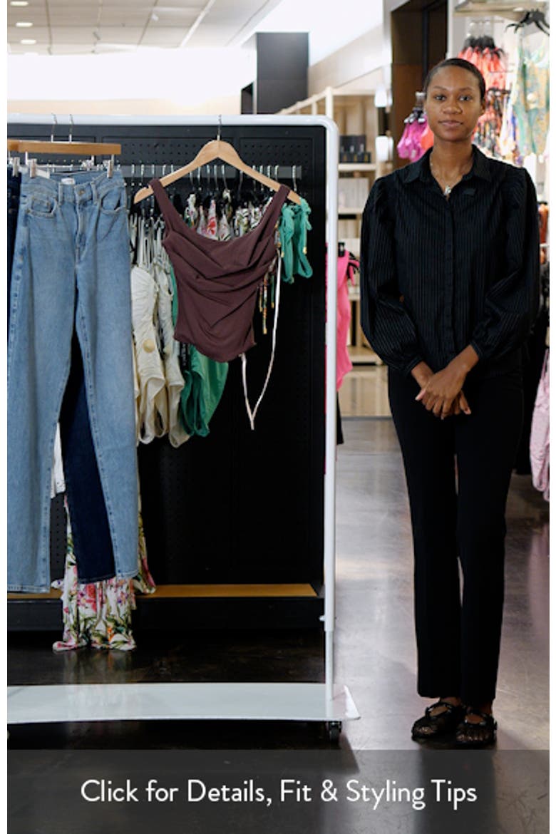 The Drape Neck Corset Top video