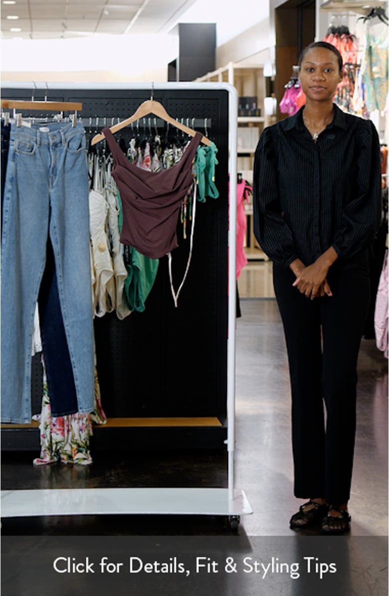 The Drape Neck Corset Top, sales video thumbnail