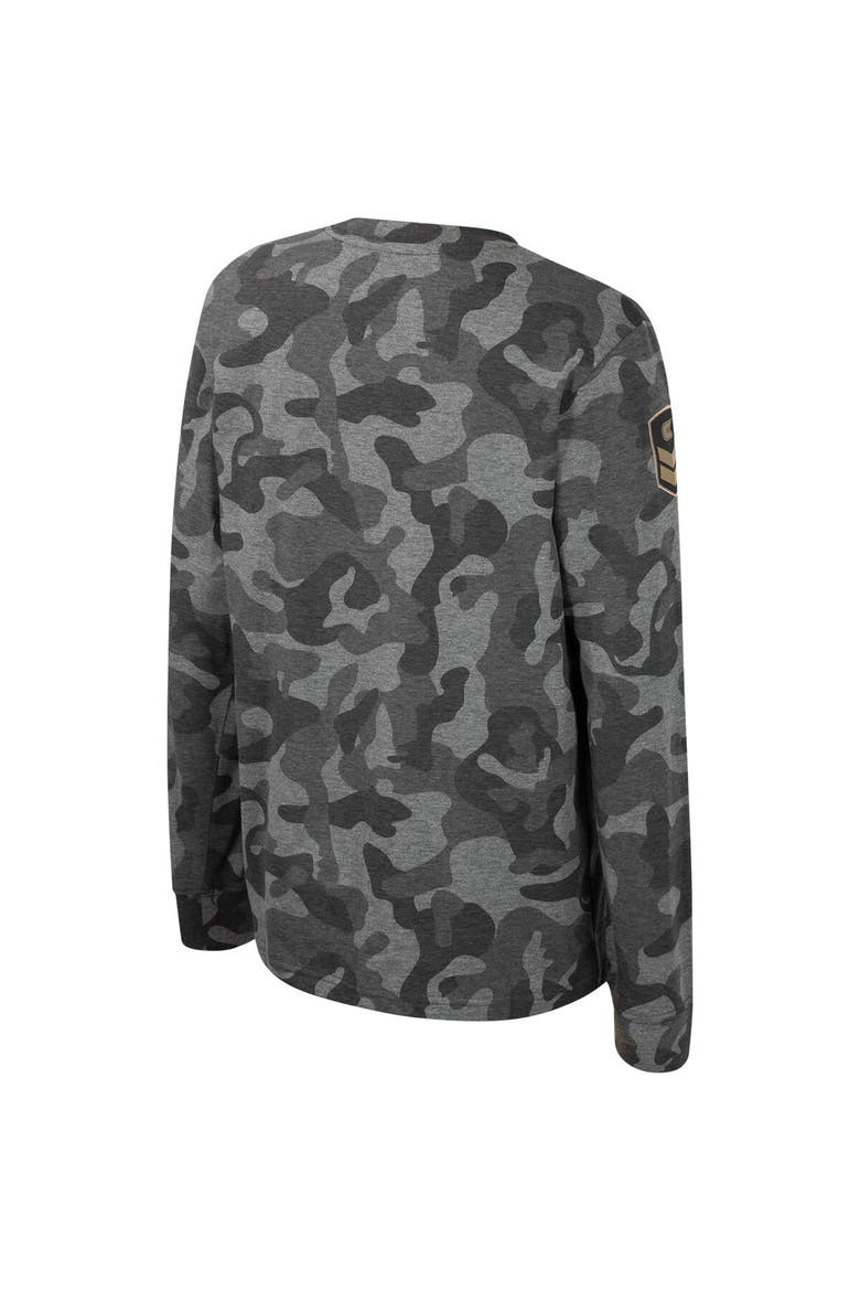 Youth Colosseum Camo Maryland Terrapins OHT Military Appreciation Dark Star Long Sleeve T-Shirt, Alternate, color, Camo