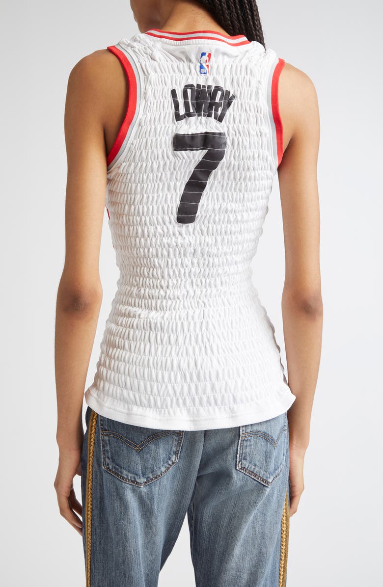 CONNER IVES Reconstituted Shirred Basketball Jersey, Alternate, color, 