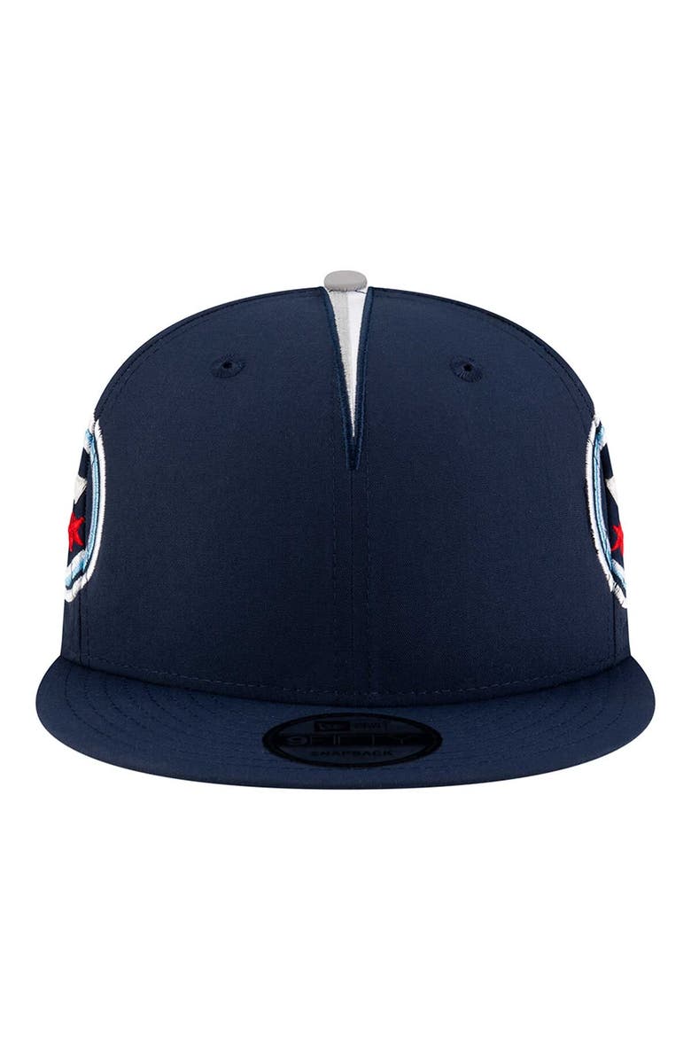 New Era Men's New Era Navy Tennessee Titans Helmet 9FIFTY Snapback Hat, Alternate, color, Navy