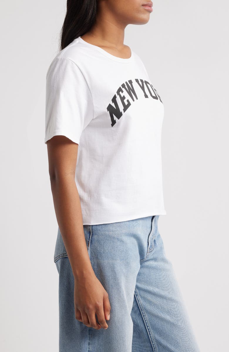 Philcos New York Crop Cotton Graphic T-Shirt, Alternate, color,