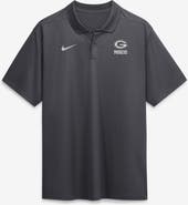 Nike Men's Nike Anthracite Green Bay Packers Fractal Logo Victory Dri-FIT Polo