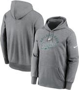 Nike Men's Nike Heather Gray Philadelphia Eagles Performance Fleece Pullover Hoodie