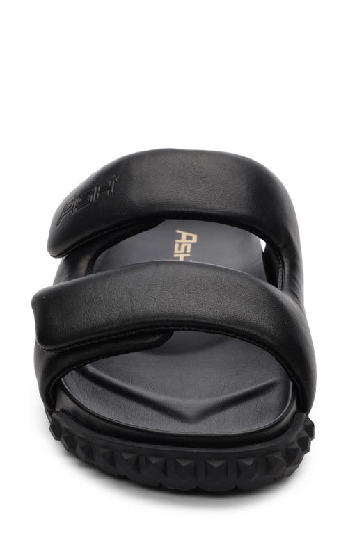 Ash Women's Twist Slide Sandals In Black