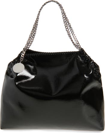 Stella McCartney Falabella Crinkle Patent Drawstring Tote
