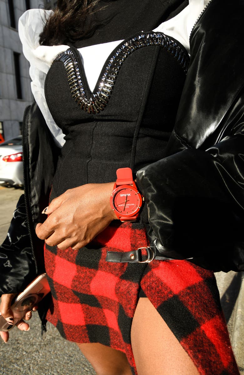 SPGBK Watches The 71st Silicone Strap Watch, 44mm, Alternate, color, 