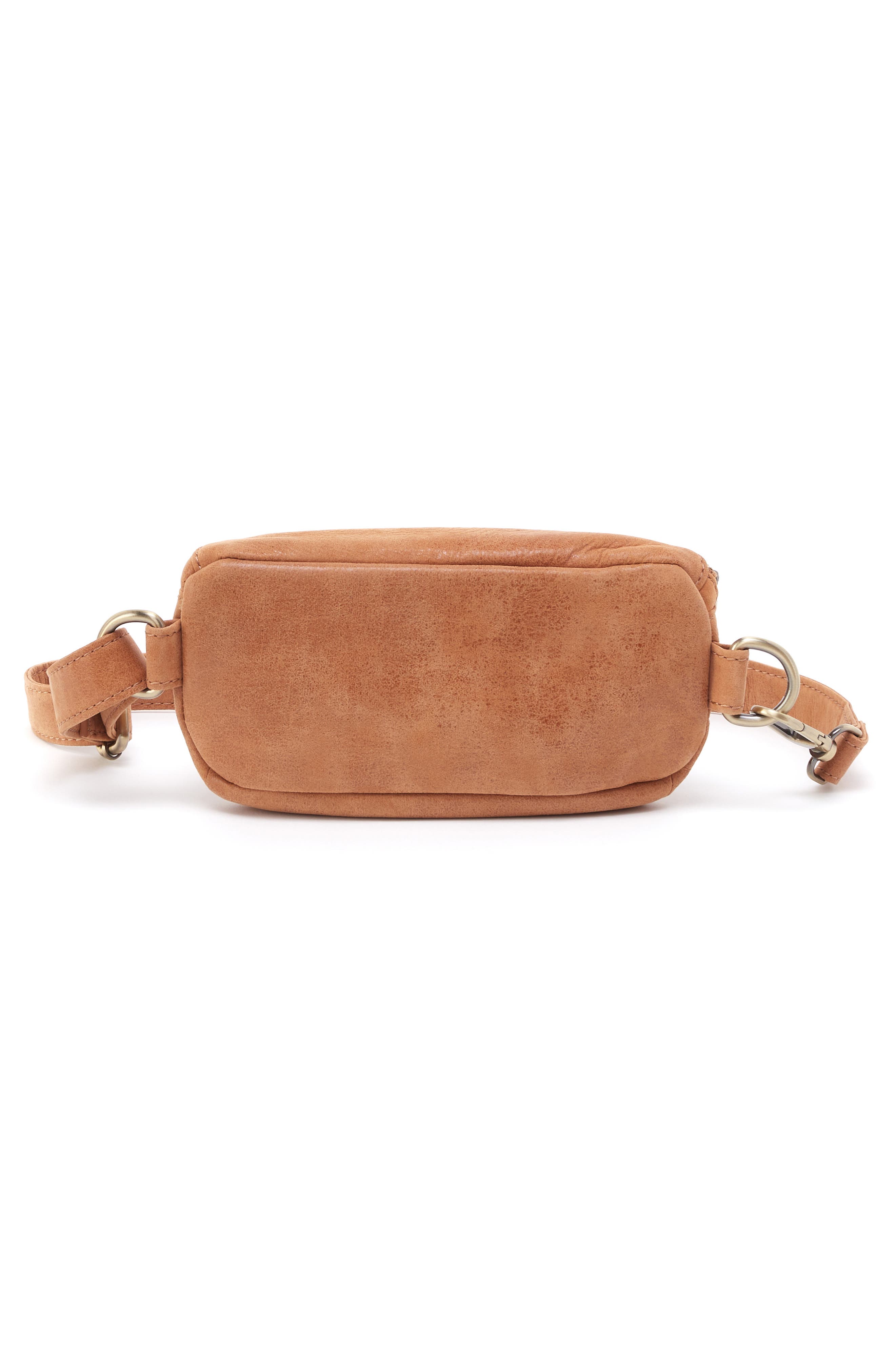 HOBO Fern Leather Belt Bag, Alternate, color, Whiskey