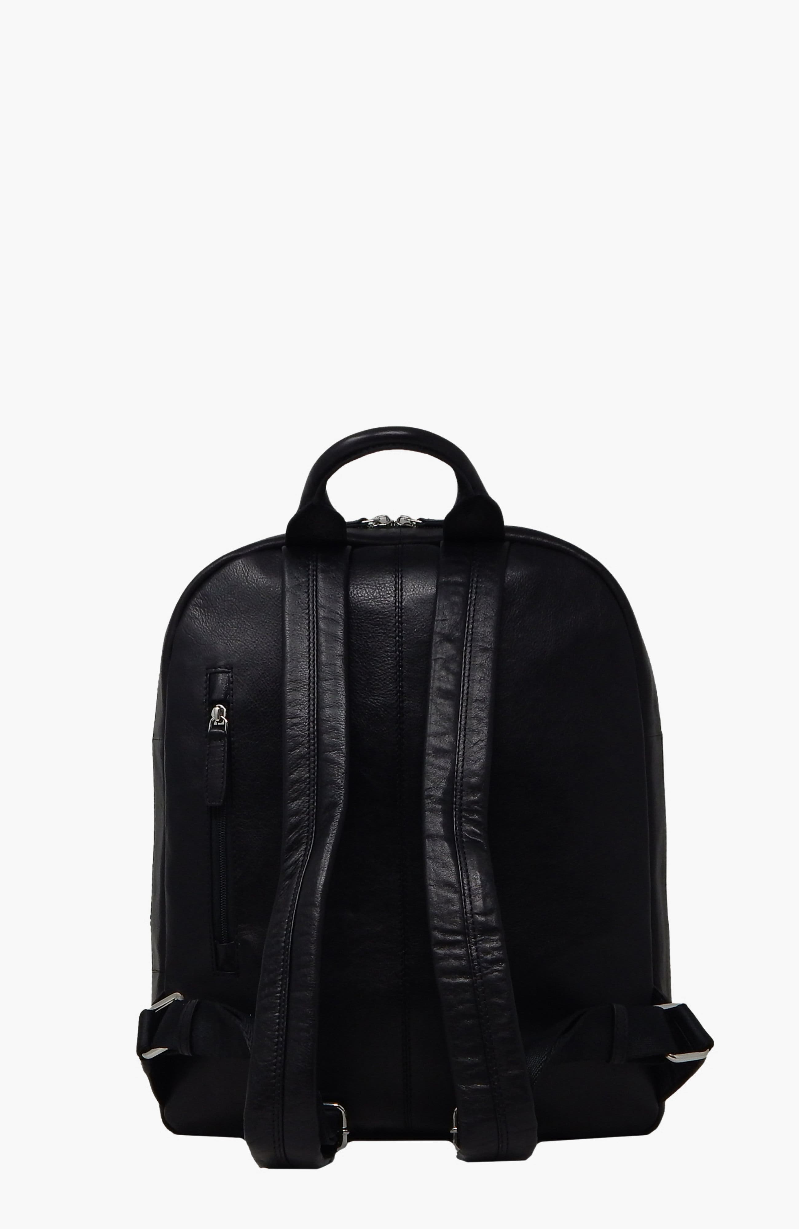 El Cavaleiro 331 Leather Backpack, Alternate, color, Black