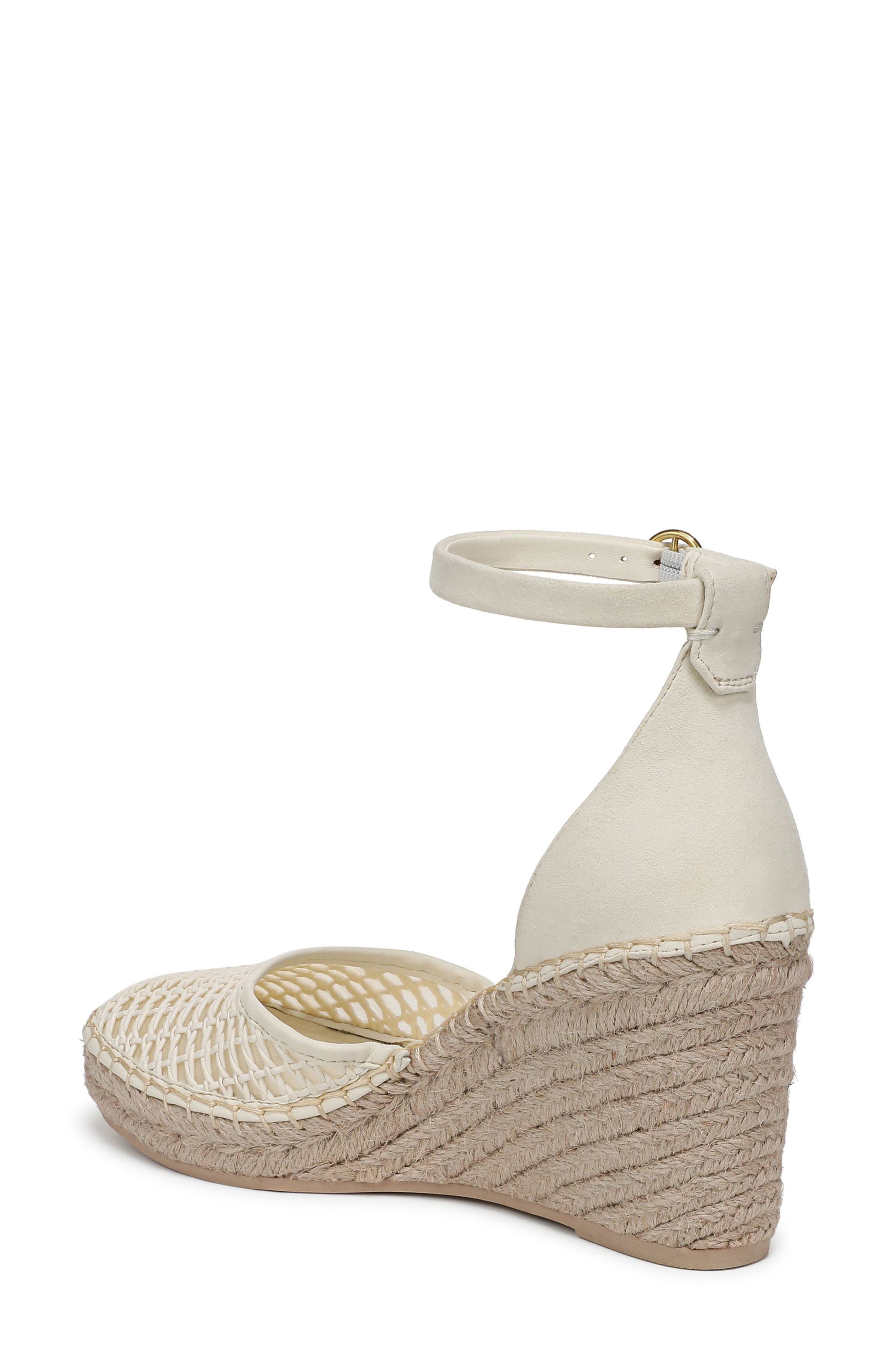 Franco Sarto Idalia Espadrille Wedge, Alternate, color, Cream