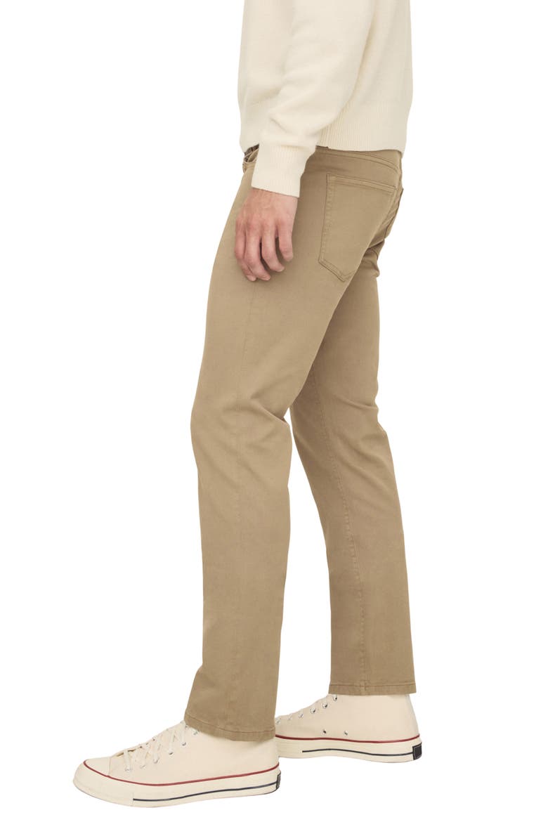 AMS Slim Fit Twill Pants, Alternate, color, HAZELNUT