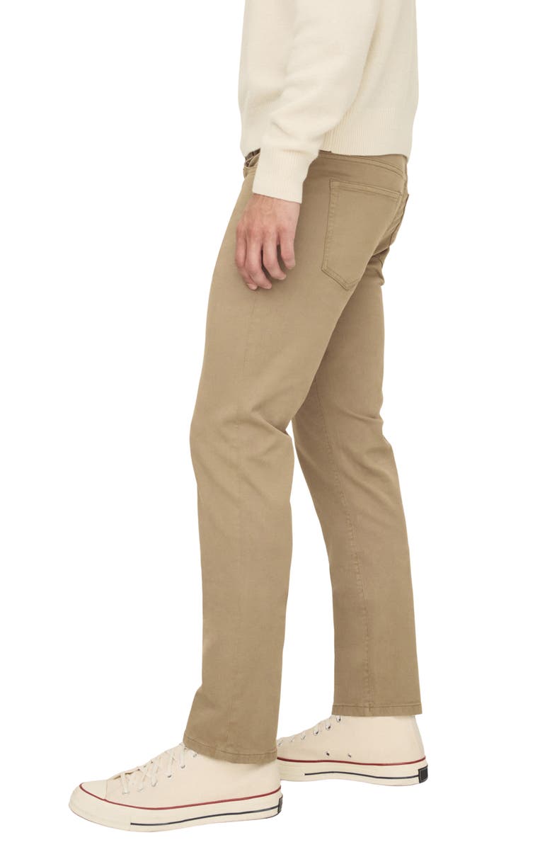 WARP+WEFT AMS Slim Fit Twill Pants, Alternate, color, Hazelnut