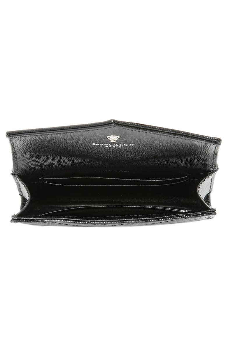 Saint Laurent Small Monogram Leather French Wallet, Alternate, color,