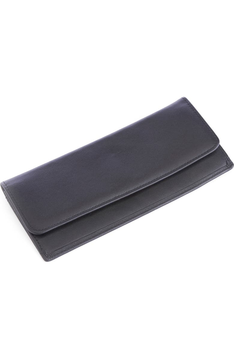 ROYCE New York RFID Blocking Leather Clutch Wallet, Main, color,