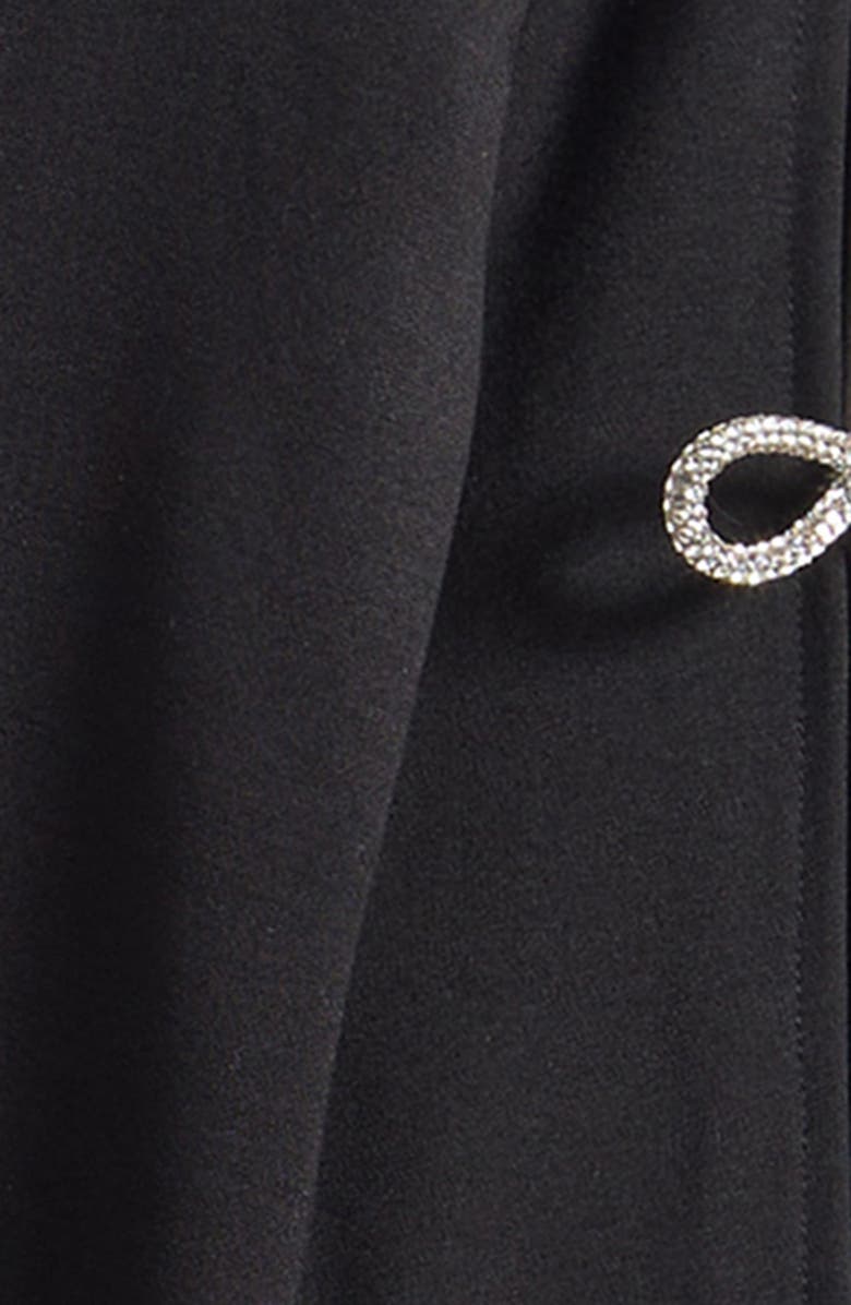 Ava & Yelly Kids' Long Sleeve Bow Shift Dress, Alternate, color, Black