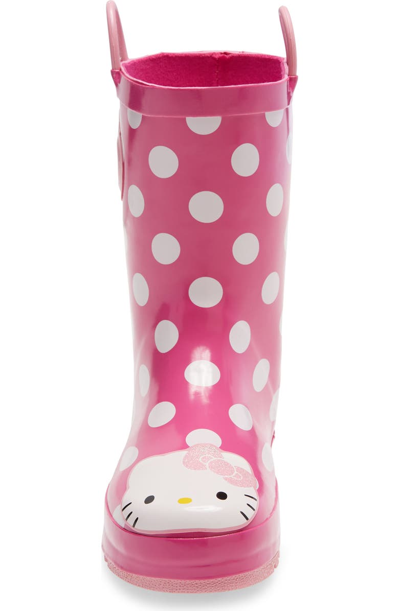 Western Chief Hello Kitty<sup>®</sup> - Cutie Dot Waterproof Rain Boot, Alternate, color,
