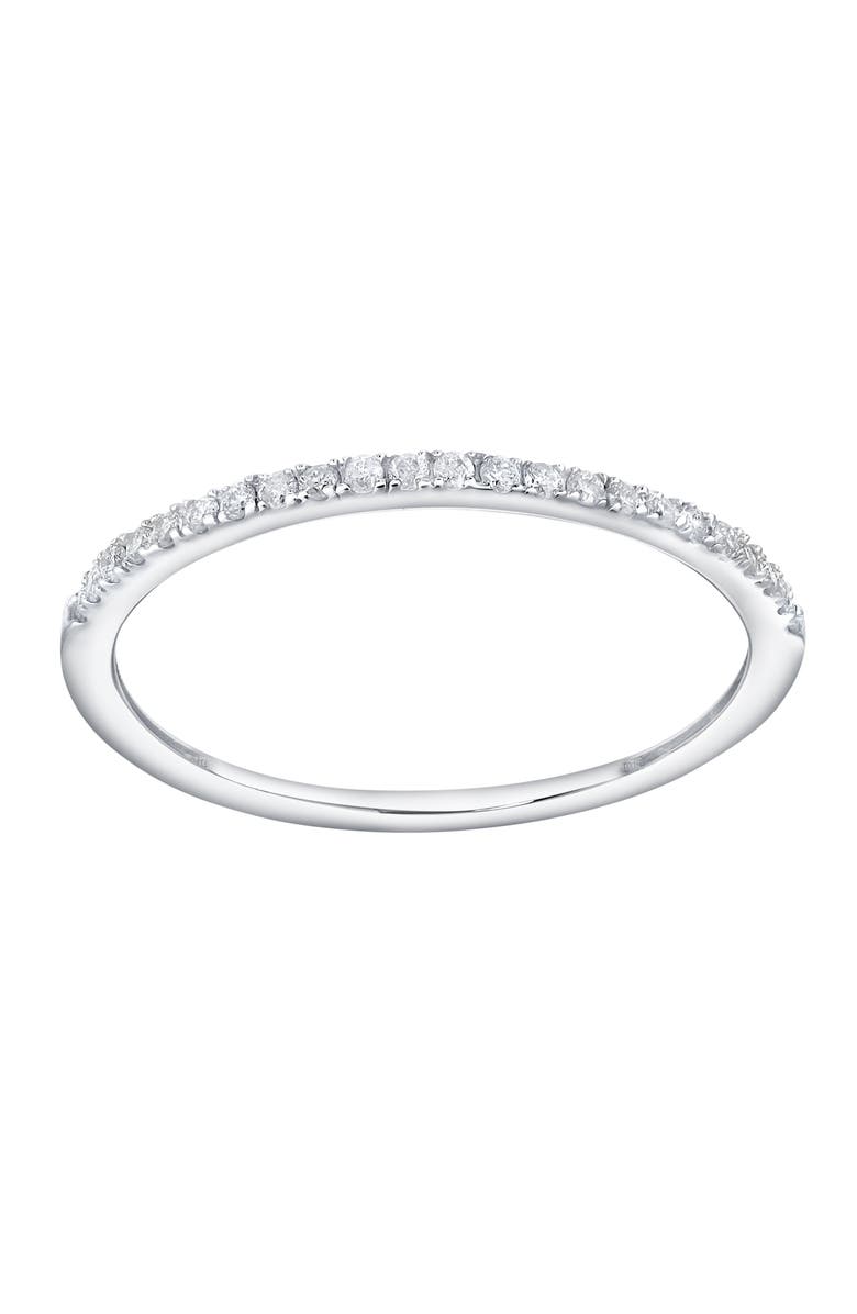 LuvMyJewelry Eternelle 14K Diamond Band - 0.10 ct, Main, color, 14K White Gold