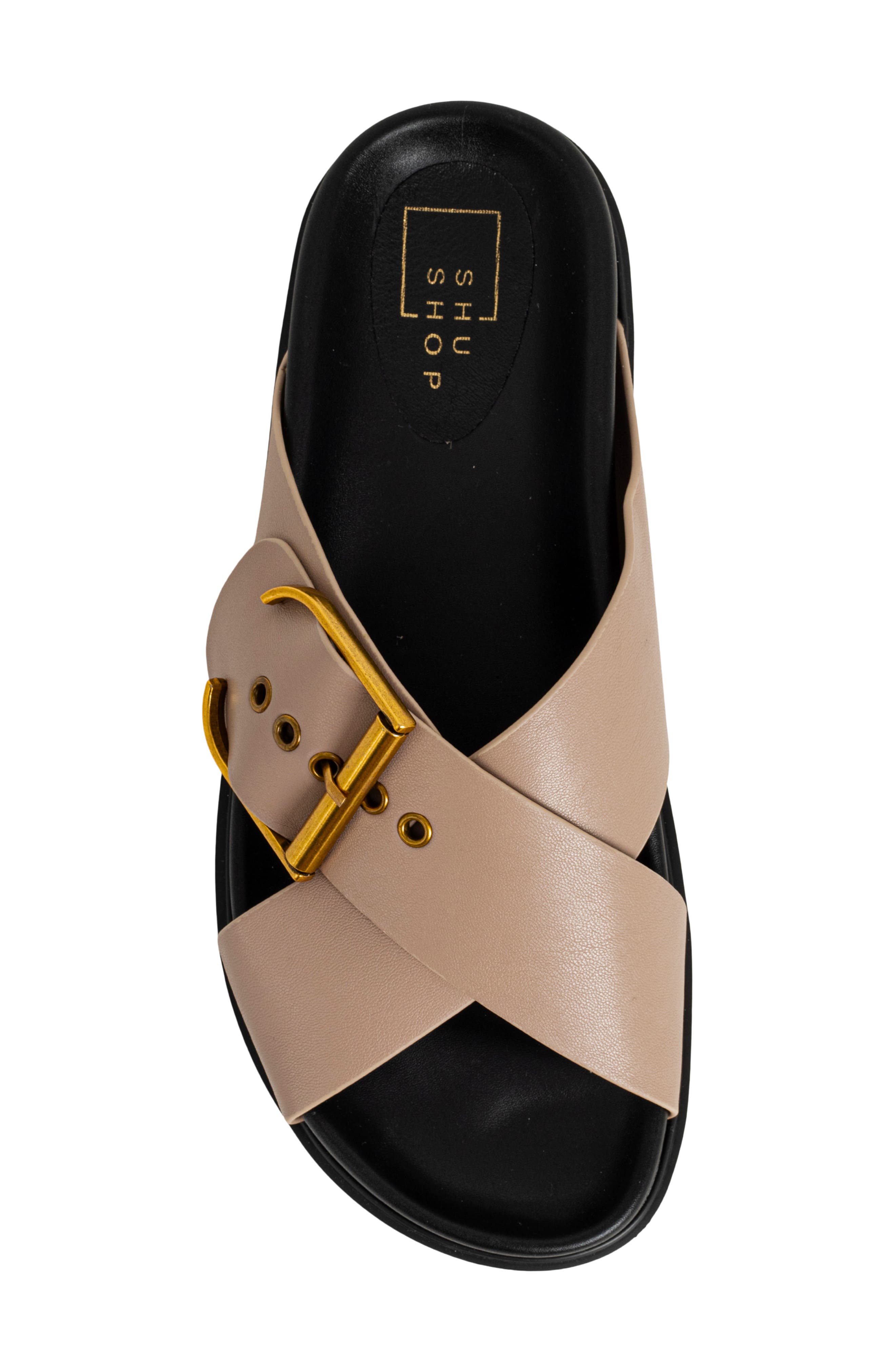 Barb Slide Sandal, Alternate, color, TAUPE