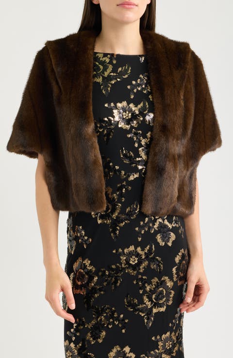 Faux Fur Capelet