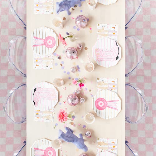 Daydream Society Pony Tales Pony Pattern Large Napkins In Assorted Pre-pack