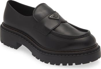 Prada Double Chocolate Platform Loafer (Men) | Nordstrom