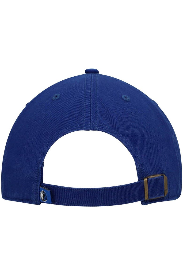 Men's '47 Royal Dallas Mavericks Team Clean Up Adjustable Hat, Alternate, color, Royal