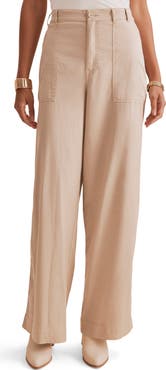 Splendid Colette Wide Leg Stretch Cotton Blend Pants