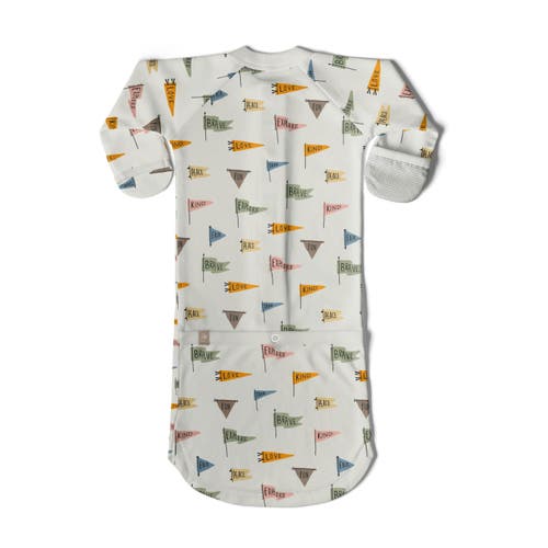 Goumikids Goumi 24 Hour Convertible Sleeper Baby Gown In Cloud