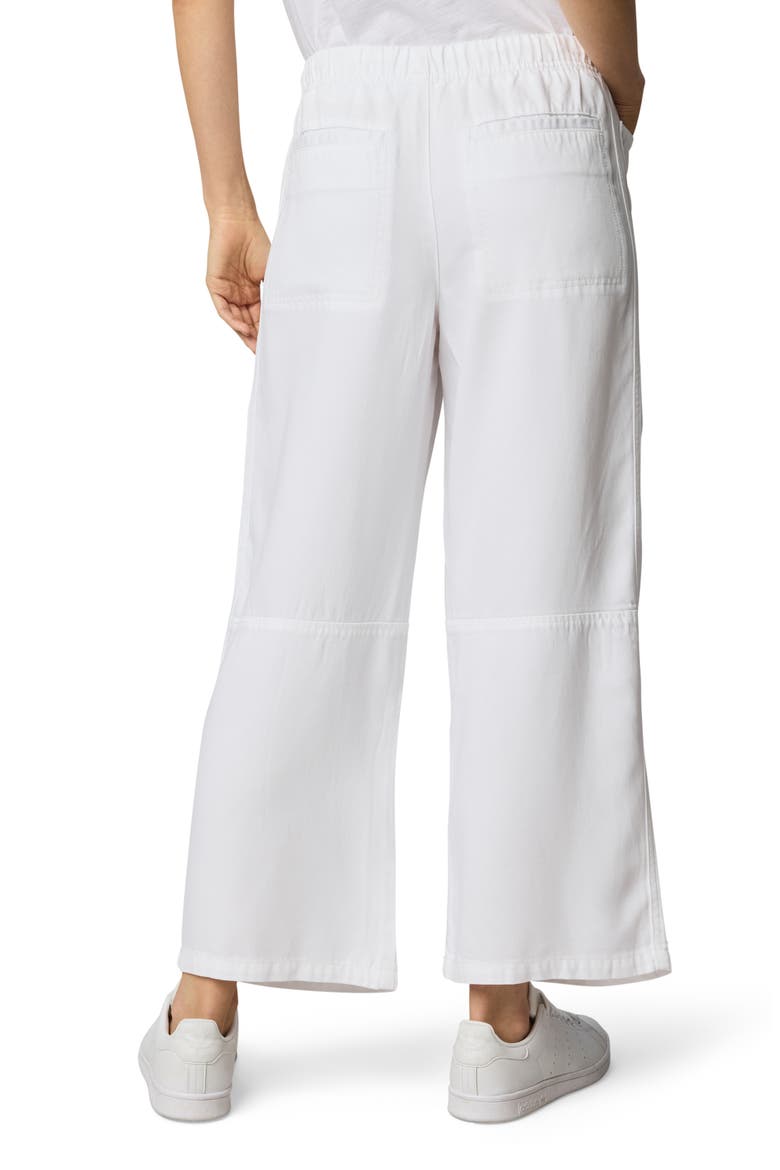 Denim Drawstring Pants, Alternate, color, WHITE