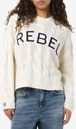 Noisy may Rebecca Cable Stitch Sweater