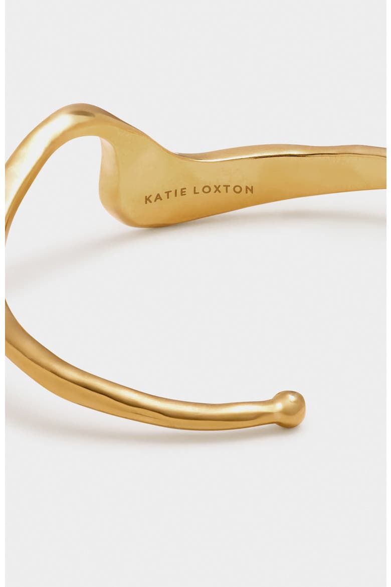 Marina Wave Bangle, Alternate, color, Gold
