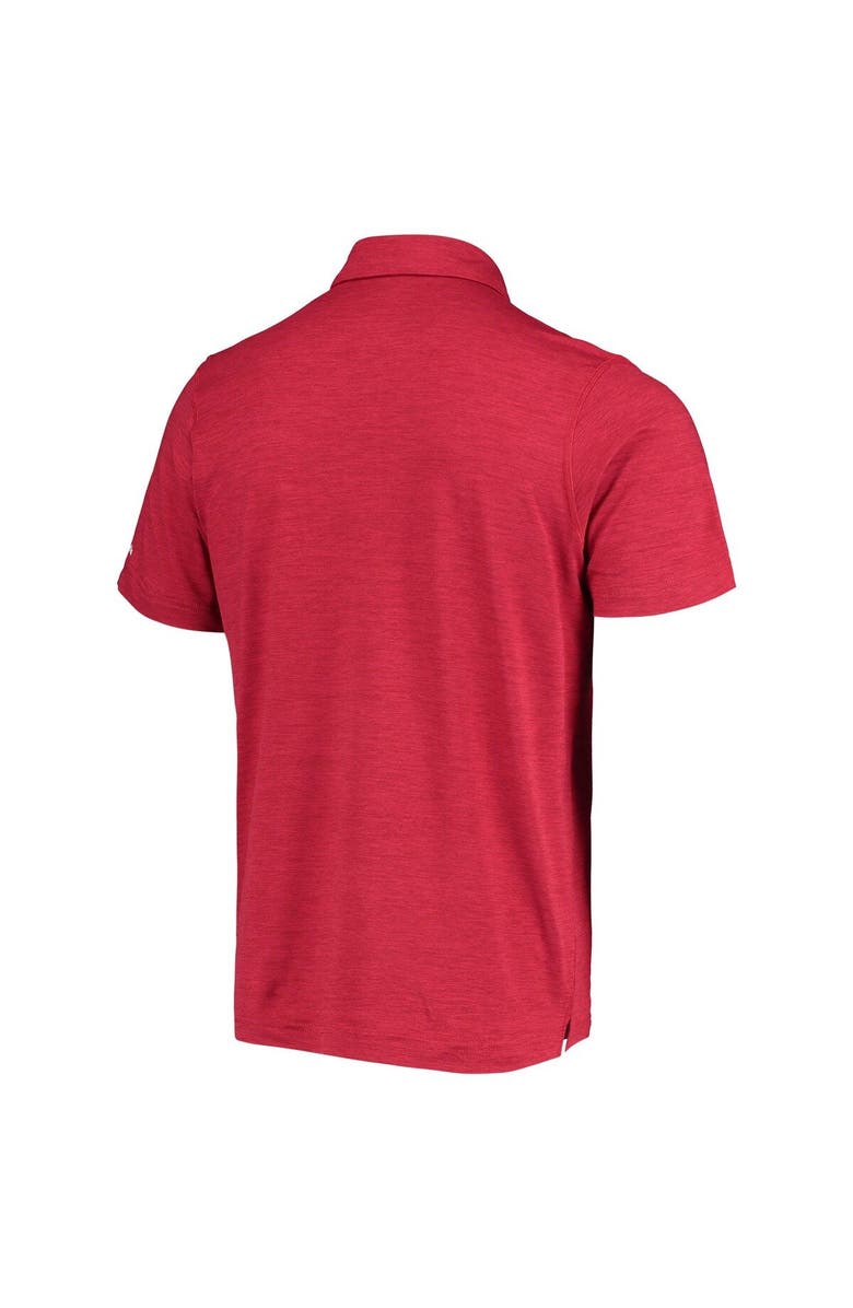 Columbia Men's Columbia Crimson Oklahoma Sooners Tech Trail Omni-Shade Polo, Alternate, color, Crimson