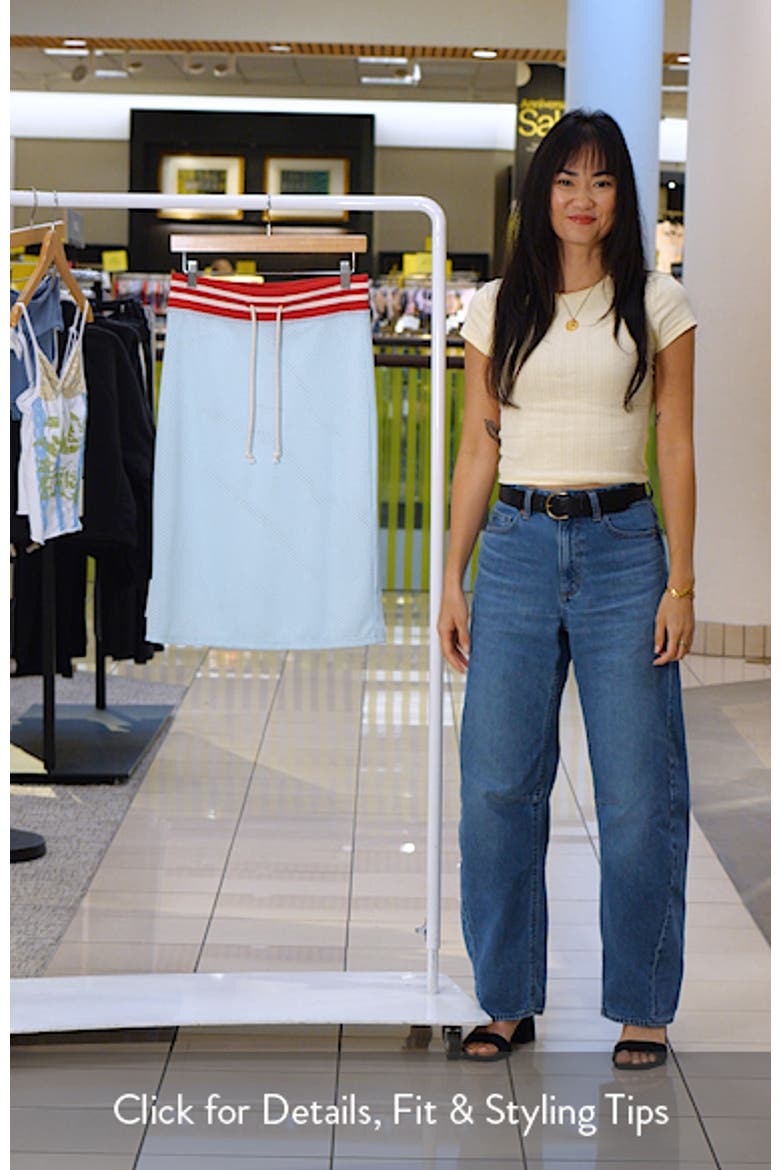 Alysa Airtex Midi Skirt video