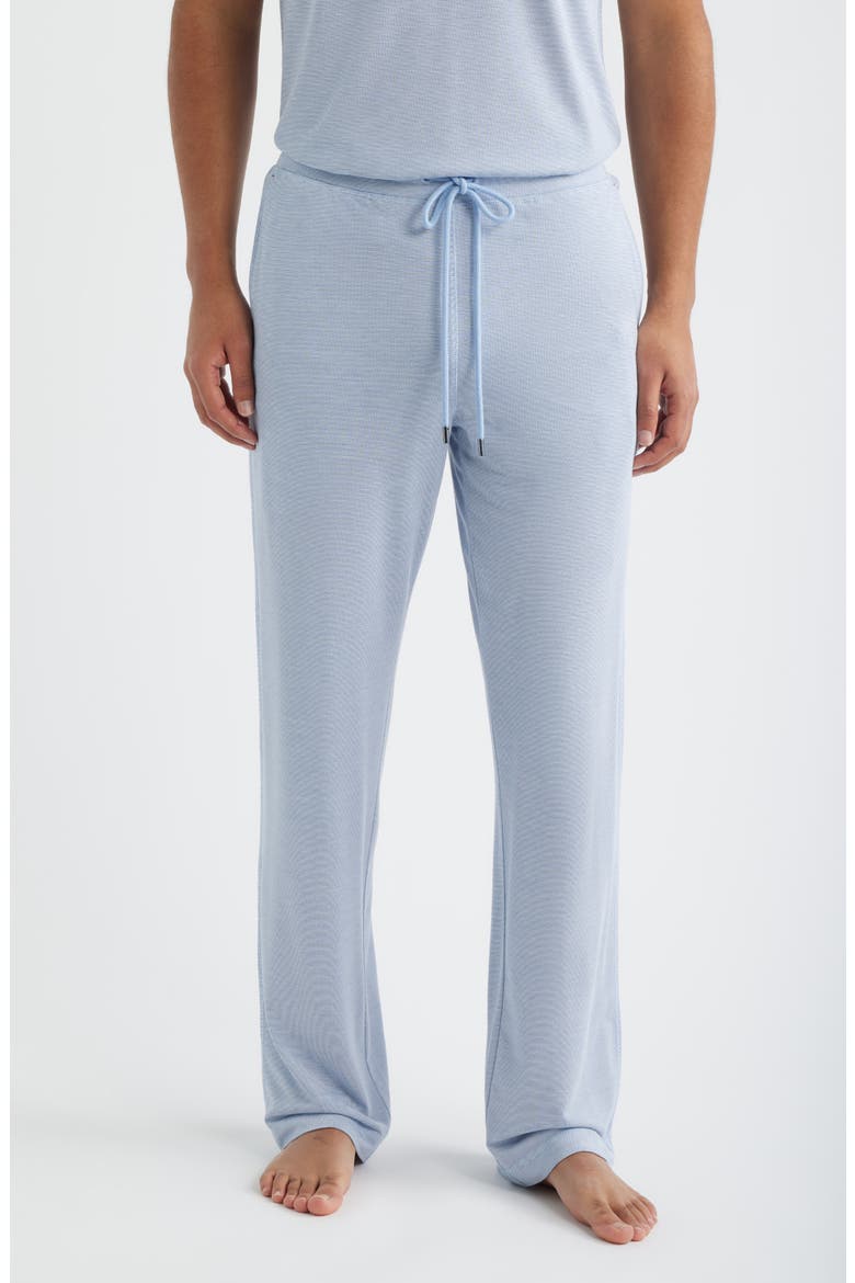 Feeder Stripe Modal Blend Pajama Pants, Main, color, BLUE STRIPE