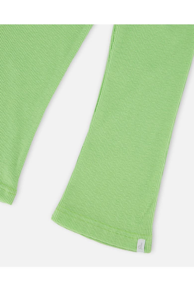 Crinkle Jersey Flared Bottom Leggings, Alternate, color, Mint Green