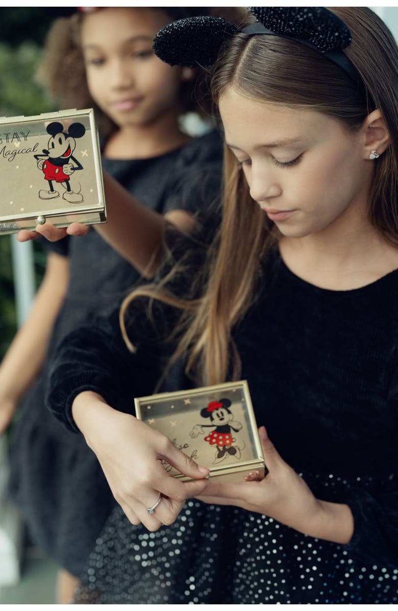 Disney "Oh So Stylish" Glass Box, Alternate, color, Gold, Clear