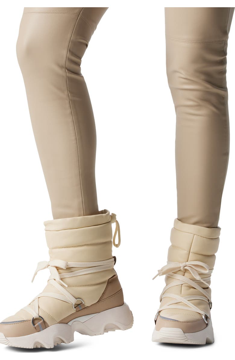 SOREL Kinetic Impact NXT Mid Waterproof Boot, Alternate, color, Honey White/ Dusty Tan