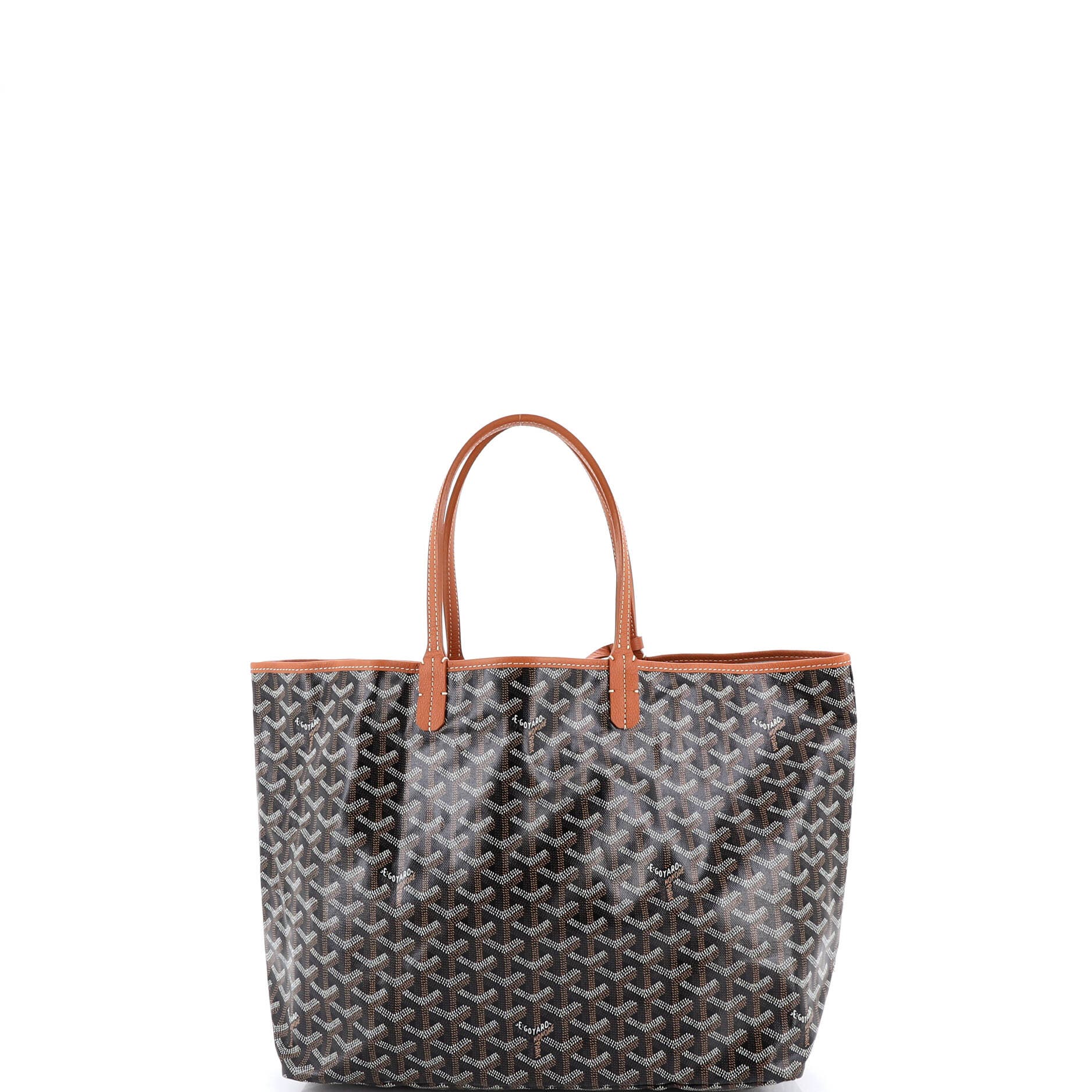 Pre-Owned Goyard Saint Louis Tote Coated Canvas PM, Alternate, color, Brown