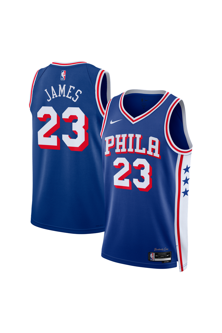 Nike Youth Nike LeBron James Royal Philadelphia 76ers Swingman Jersey ...