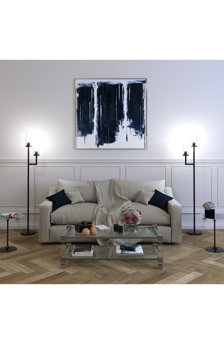 ADDISON AND LANE Basso Floor Lamp with Double Torchiere, Alternate, color,